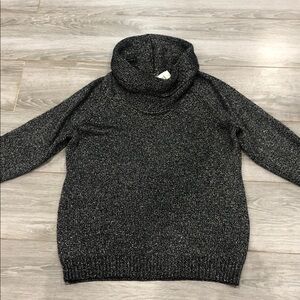 New Calvin Klein silver Turtleneck Sweater L